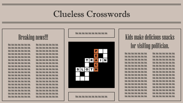 Скриншот из Clueless Crosswords