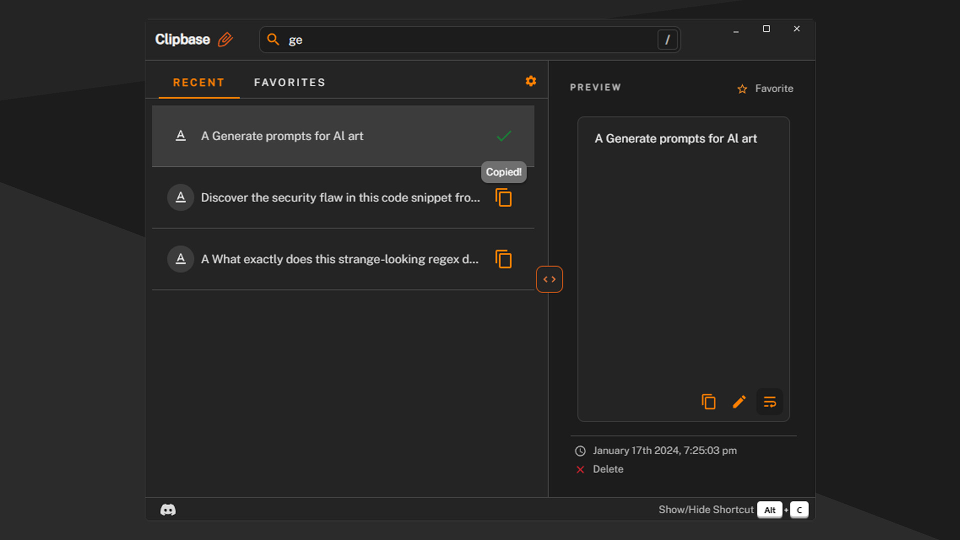 Clipbase - Clipboard History Manager #4