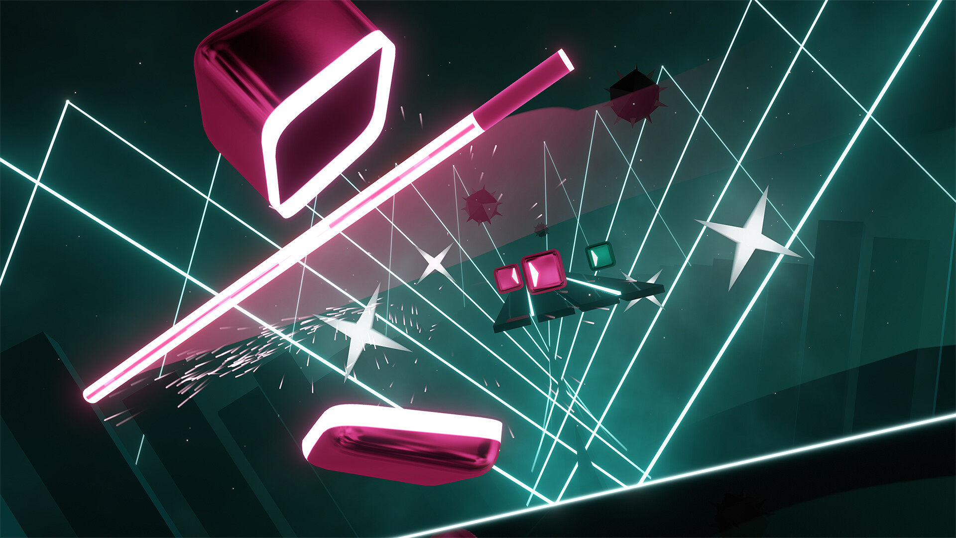 Beat Saber - Panic! At The Disco - "Say Amen (Saturday Night)" screenshot screenshot 3