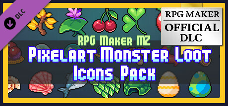 RPG Maker MZ - PIXELART MONSTER LOOT ICONS PACK