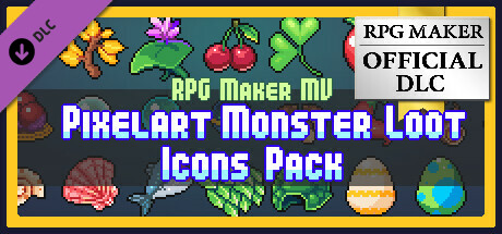 RPG Maker MV - PIXELART MONSTER LOOTS ICONS PACK