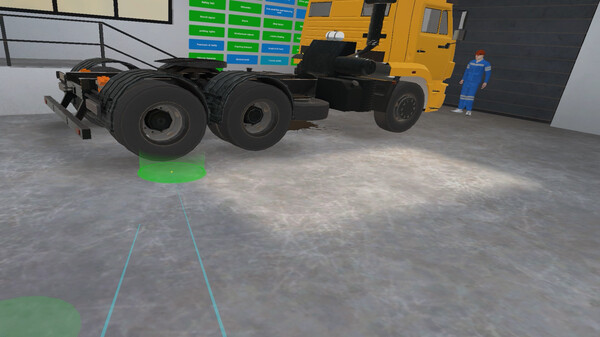 Скриншот из Truck Preparation For Driving VR Training