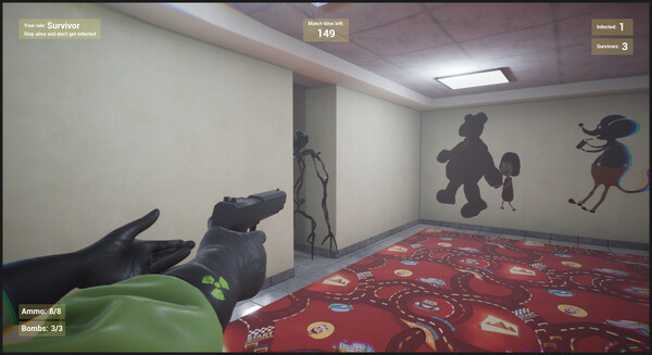 Скриншот из INFECTED (Backrooms)