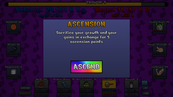 Idle Biceps game for windows Pc 1