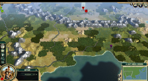 скриншот Sid Meier's Civilization V: Scrambled Continents Map Pack 2