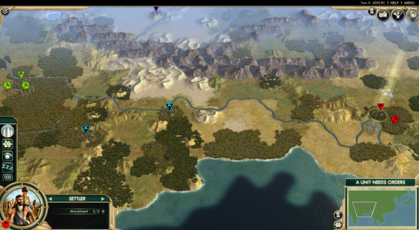 скриншот Sid Meier's Civilization V: Scrambled Continents Map Pack 1
