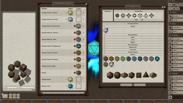 Fantasy Grounds - Artificer Dice Pack for steam Fantasy Grounds - Artificer Dice Pack for steam