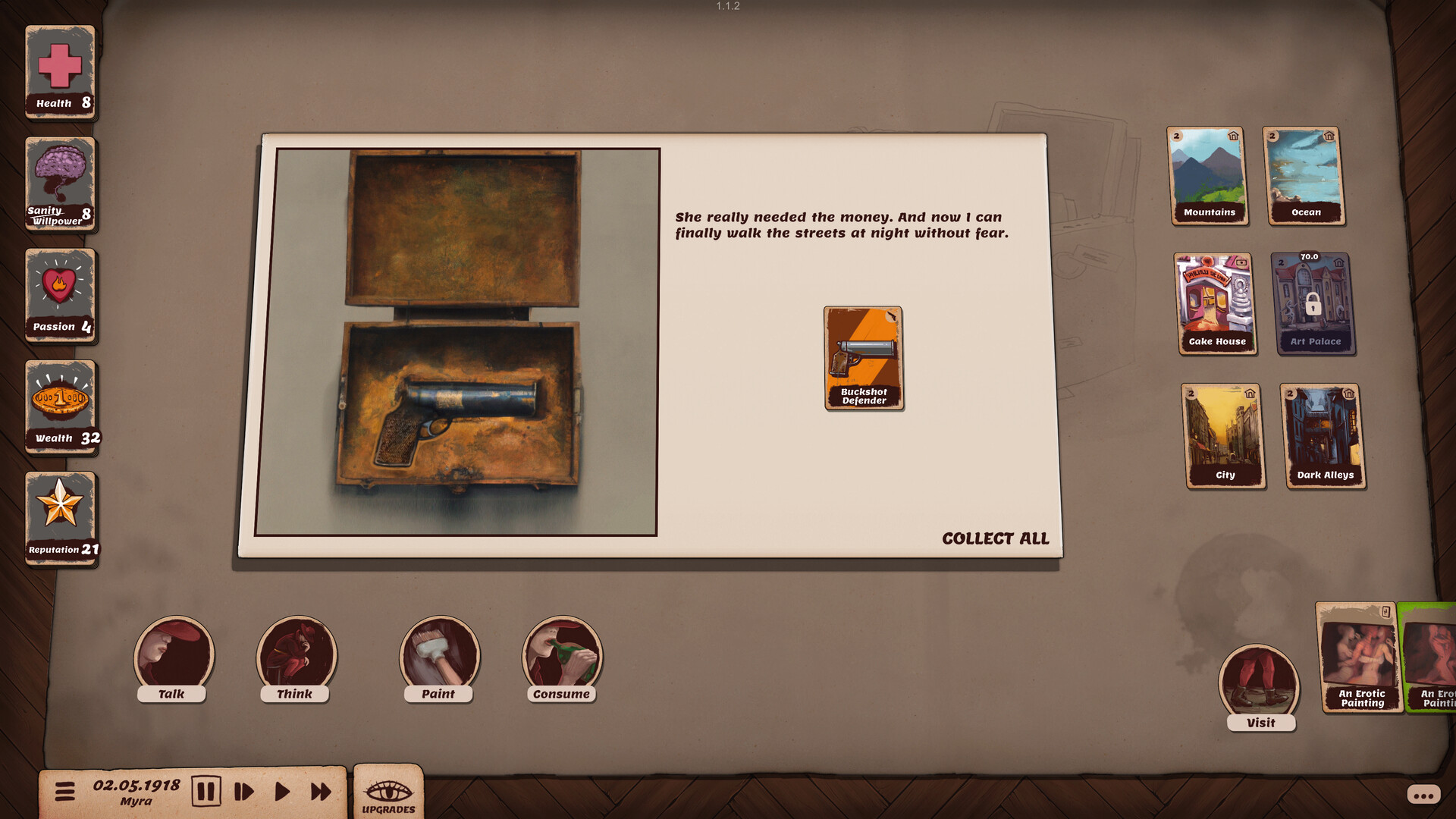 Artist Life Simulator - Cakes and Guns screenshot thumbnail screenshot 4