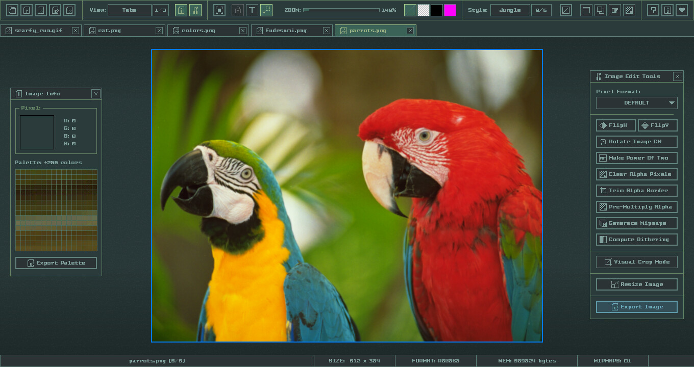 rTexViewer screenshot 1