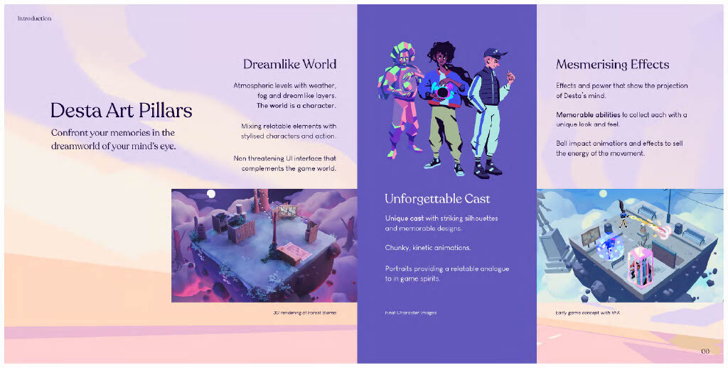 Desta: The Memories Between - Digital Art Book screenshot screenshot 1