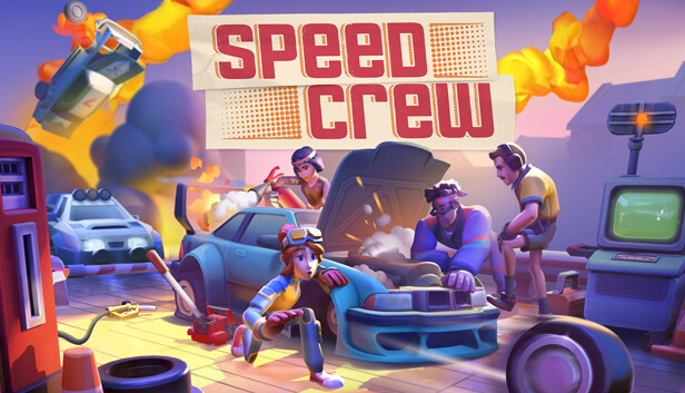 Capsule image of "Speed Crew" which used RoboStreamer for Steam Broadcasting