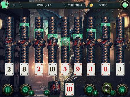 Скриншот из Mystery Solitaire. Cthulhu Mythos 2