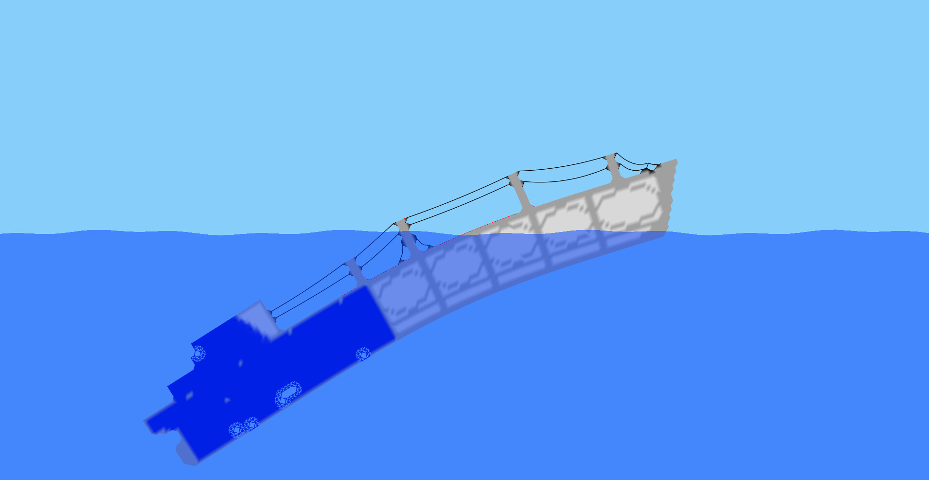 Sinking simulator