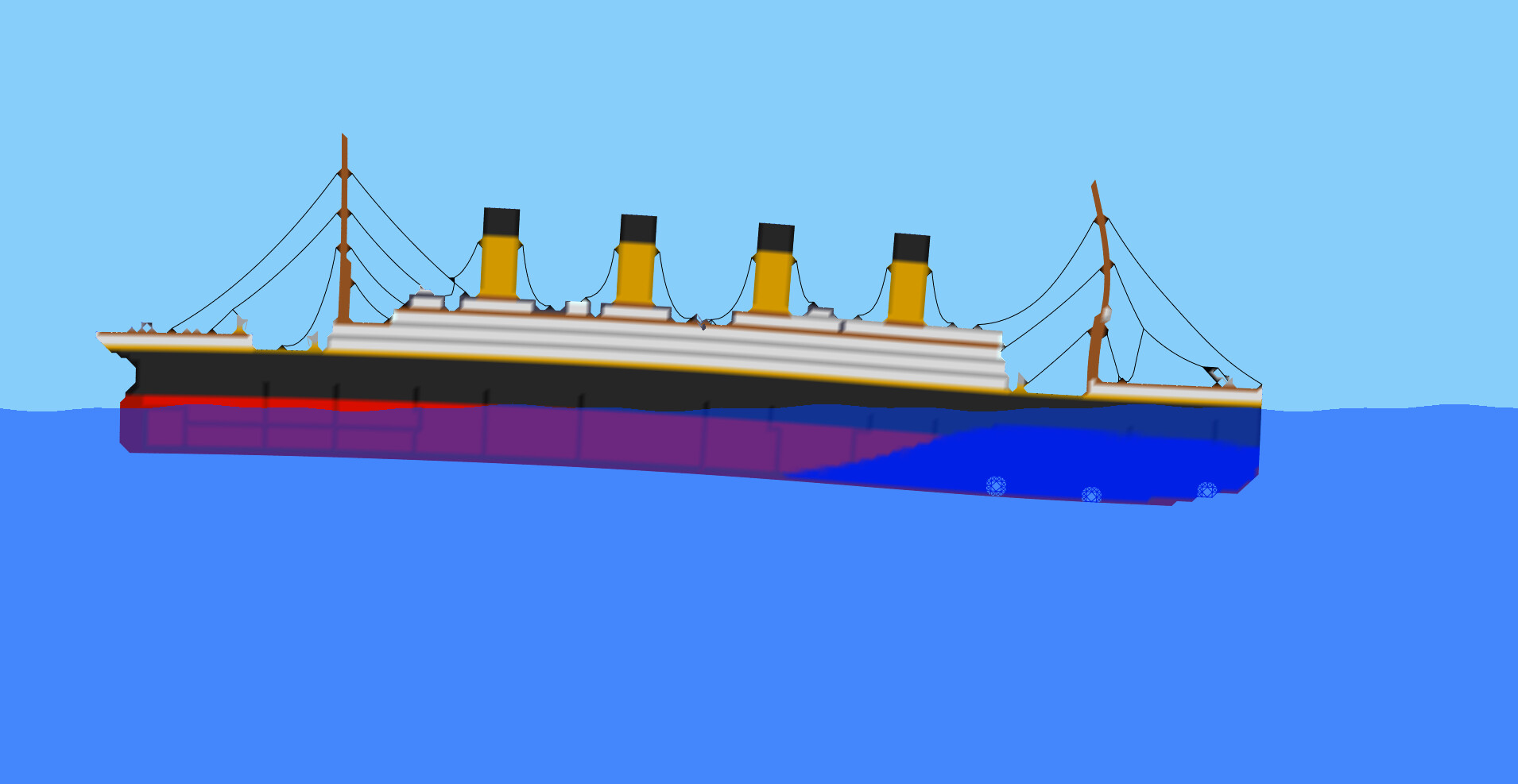 Sinking simulator Sinking simulator