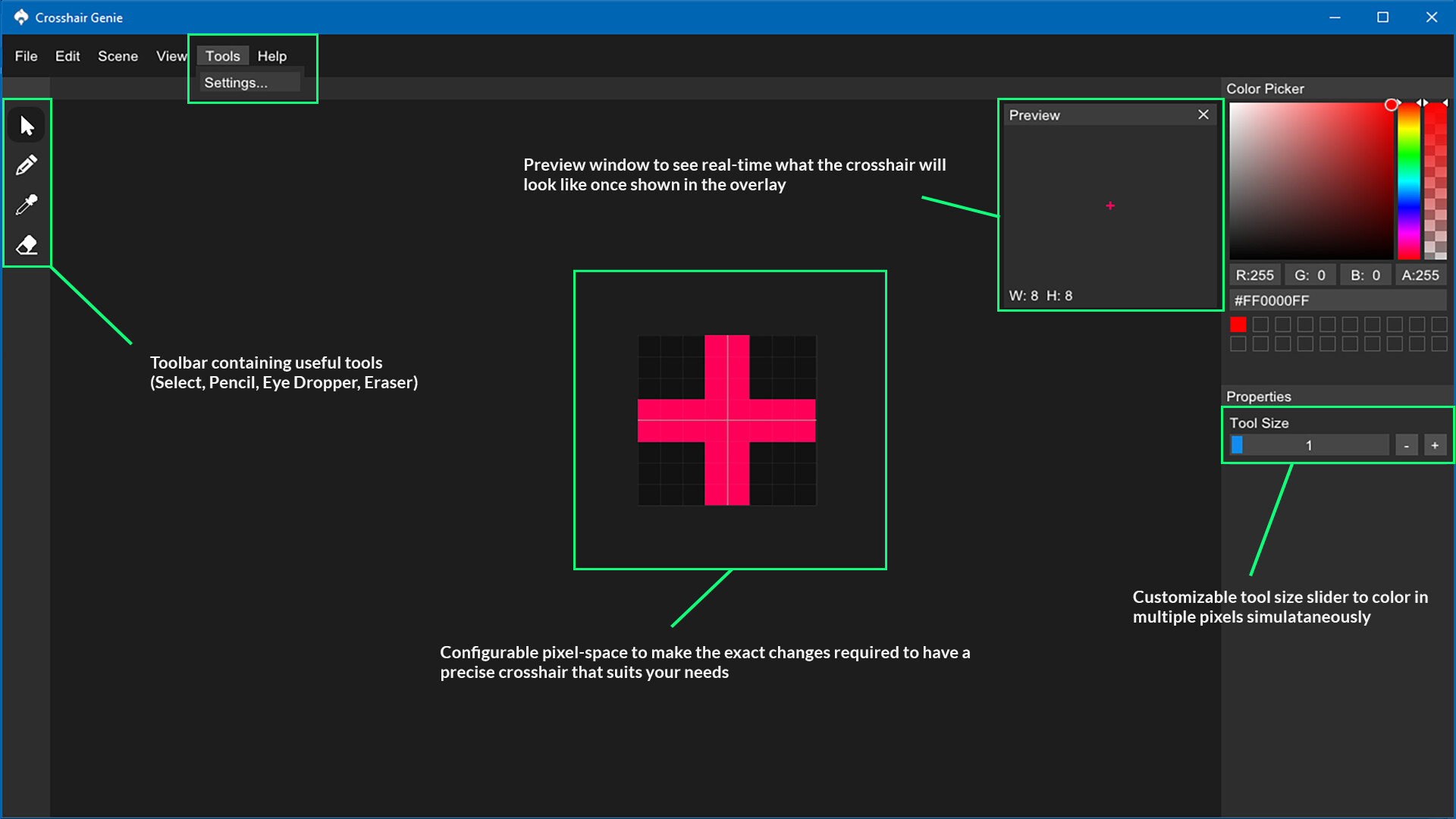 Crosshair Genie screenshot 1