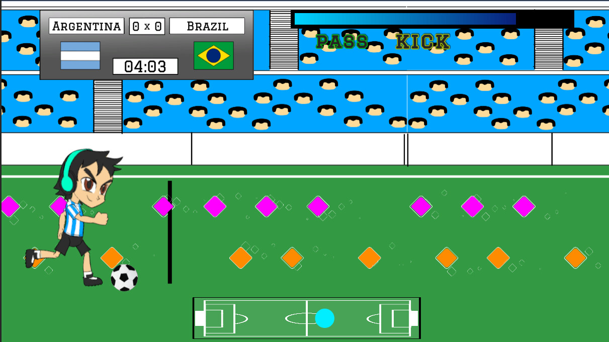 Rhythm Soccer screenshot 1