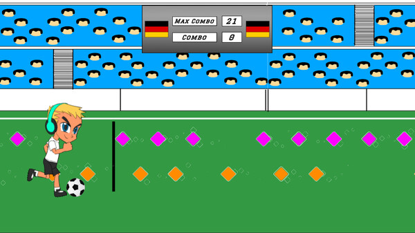 Rhythm Soccer game for Linux 1