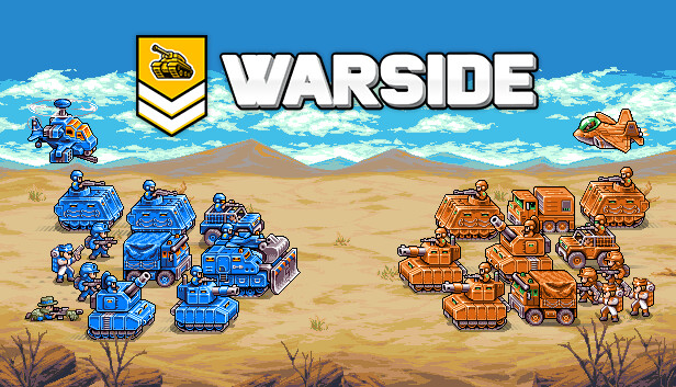 Imagen de la cápsula de "Warside" que utilizó RoboStreamer para las transmisiones en Steam