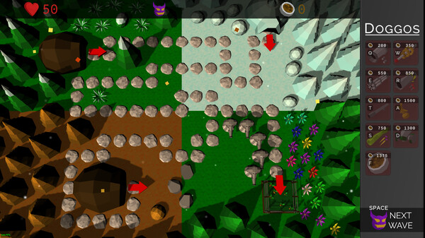 Doggo Garden Defense game for windows Pc 1