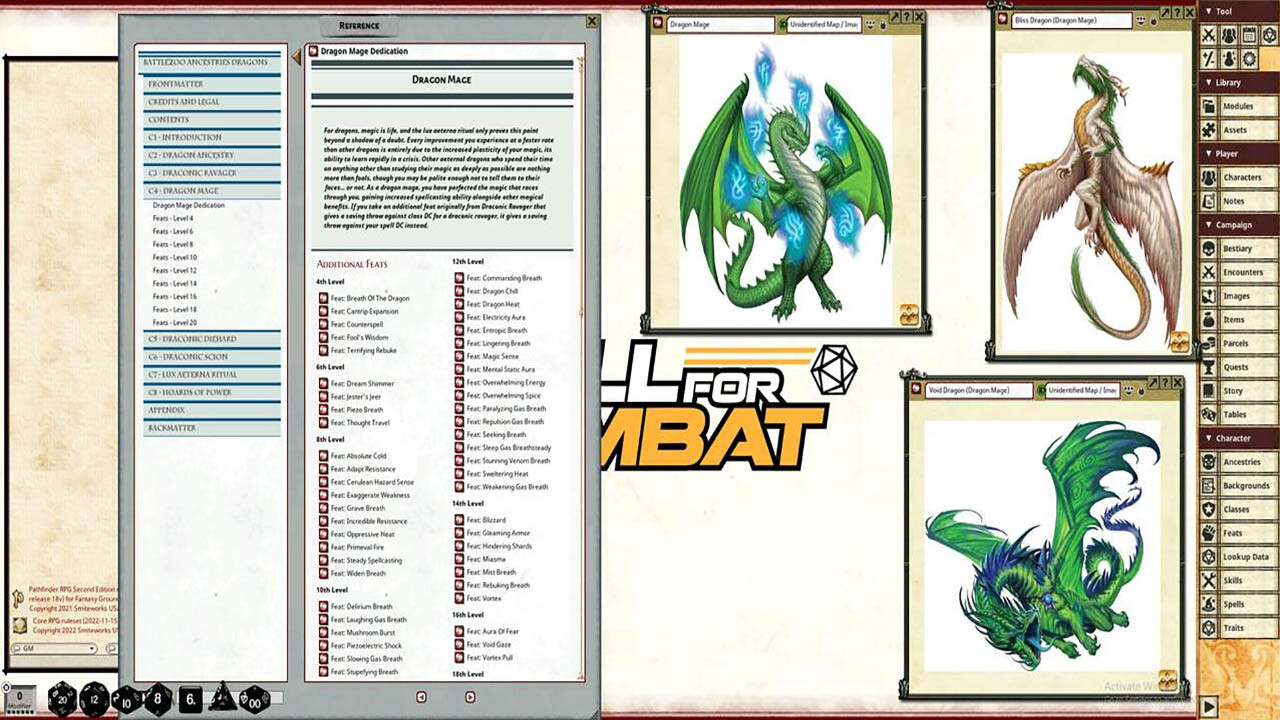 Fantasy Grounds - Battlezoo Ancestries: Dragons On Steam