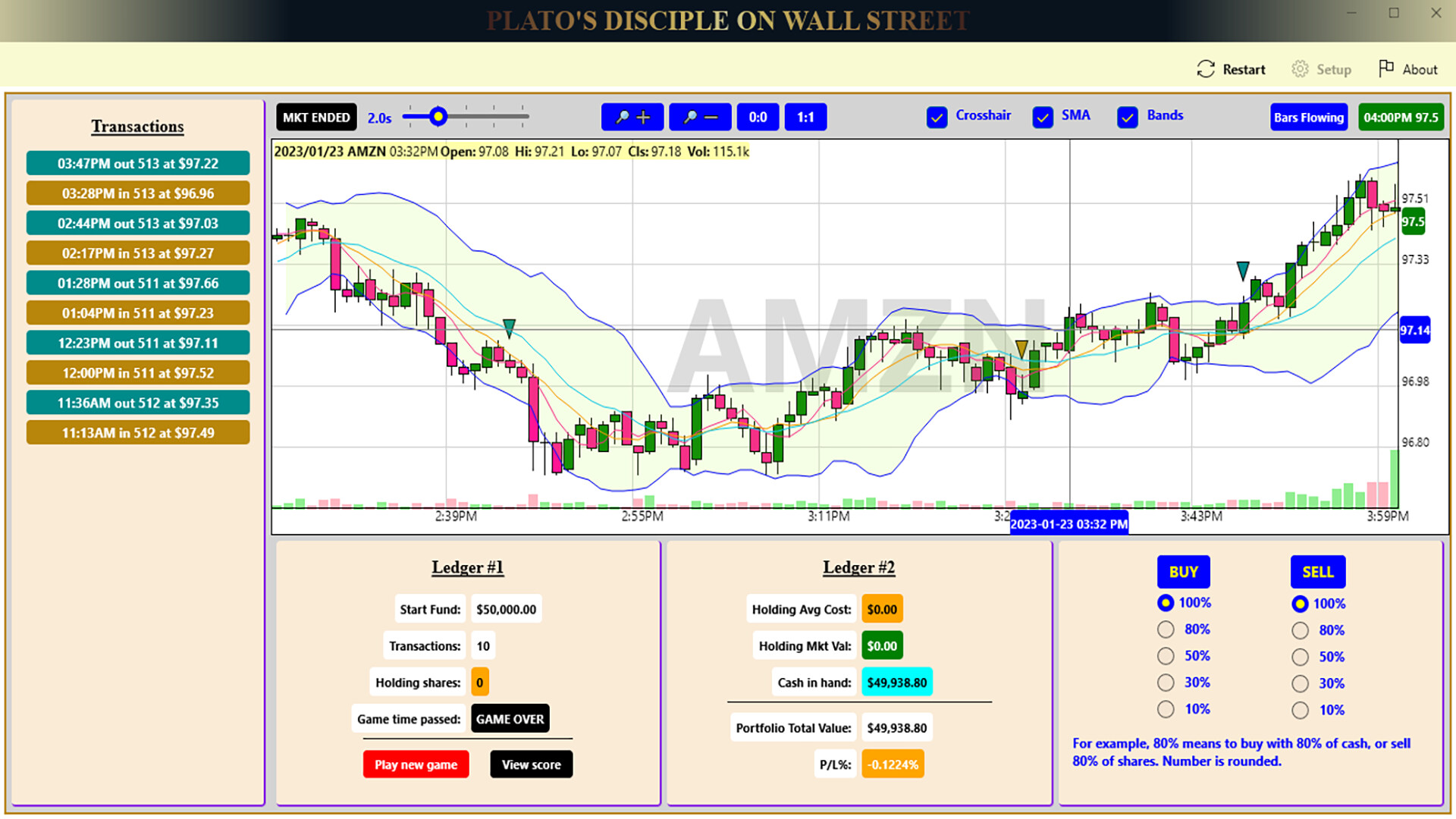 PLATO'S DISCIPLE ON WALL STREET (WITH 20 PLAYPACKS) Demo #5