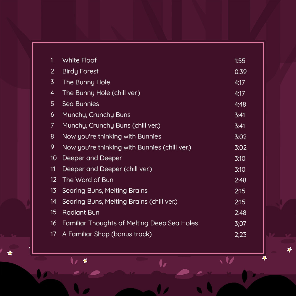 Paquerette Down the Bunburrows - Soundtrack #2