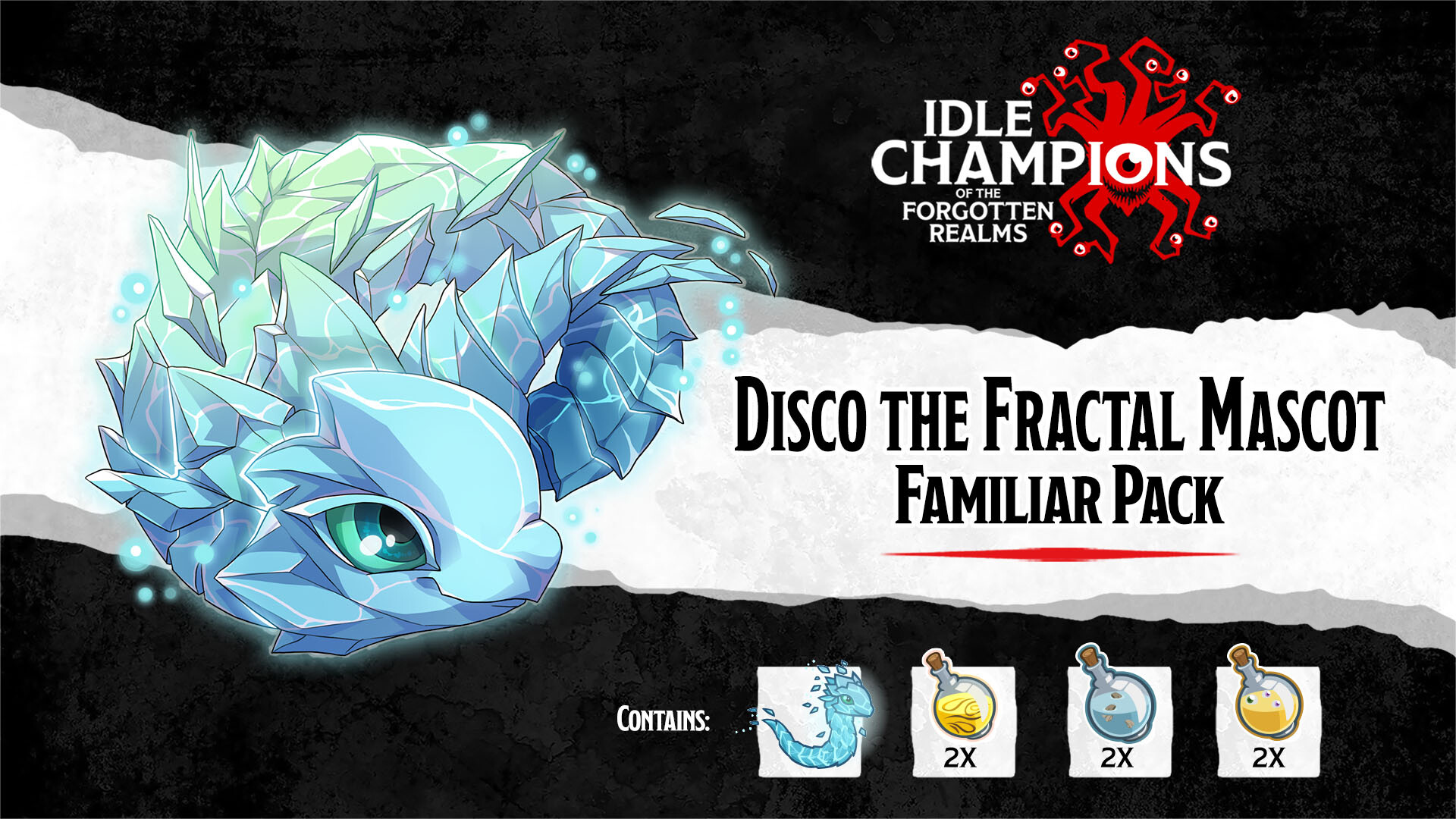 Idle Champions - Disco the Fractal Mascot Familiar Pack Featured Screenshot #1