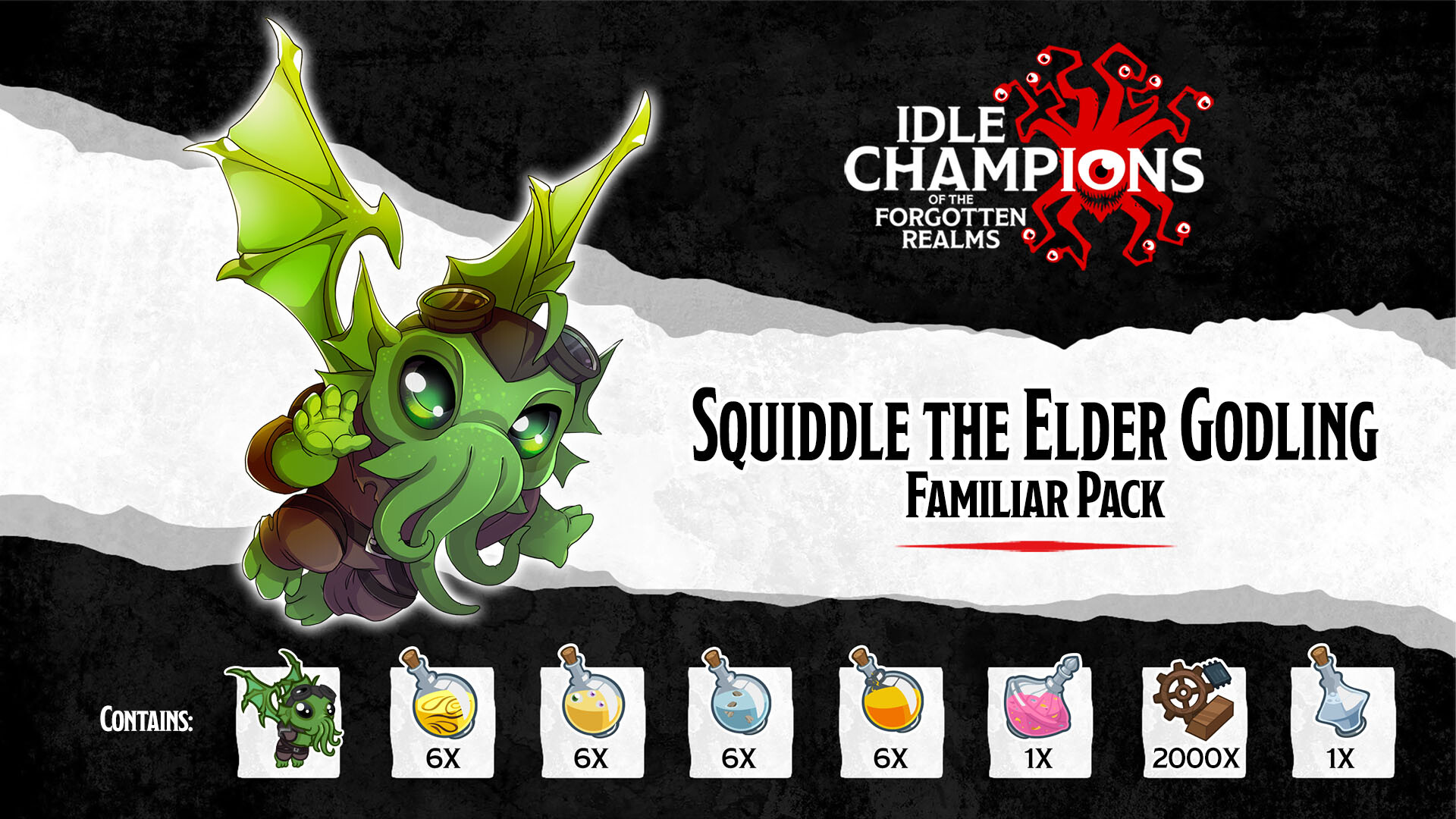 Idle Champions - Squiddle the Elder Godling Familiar Pack Featured Screenshot #1