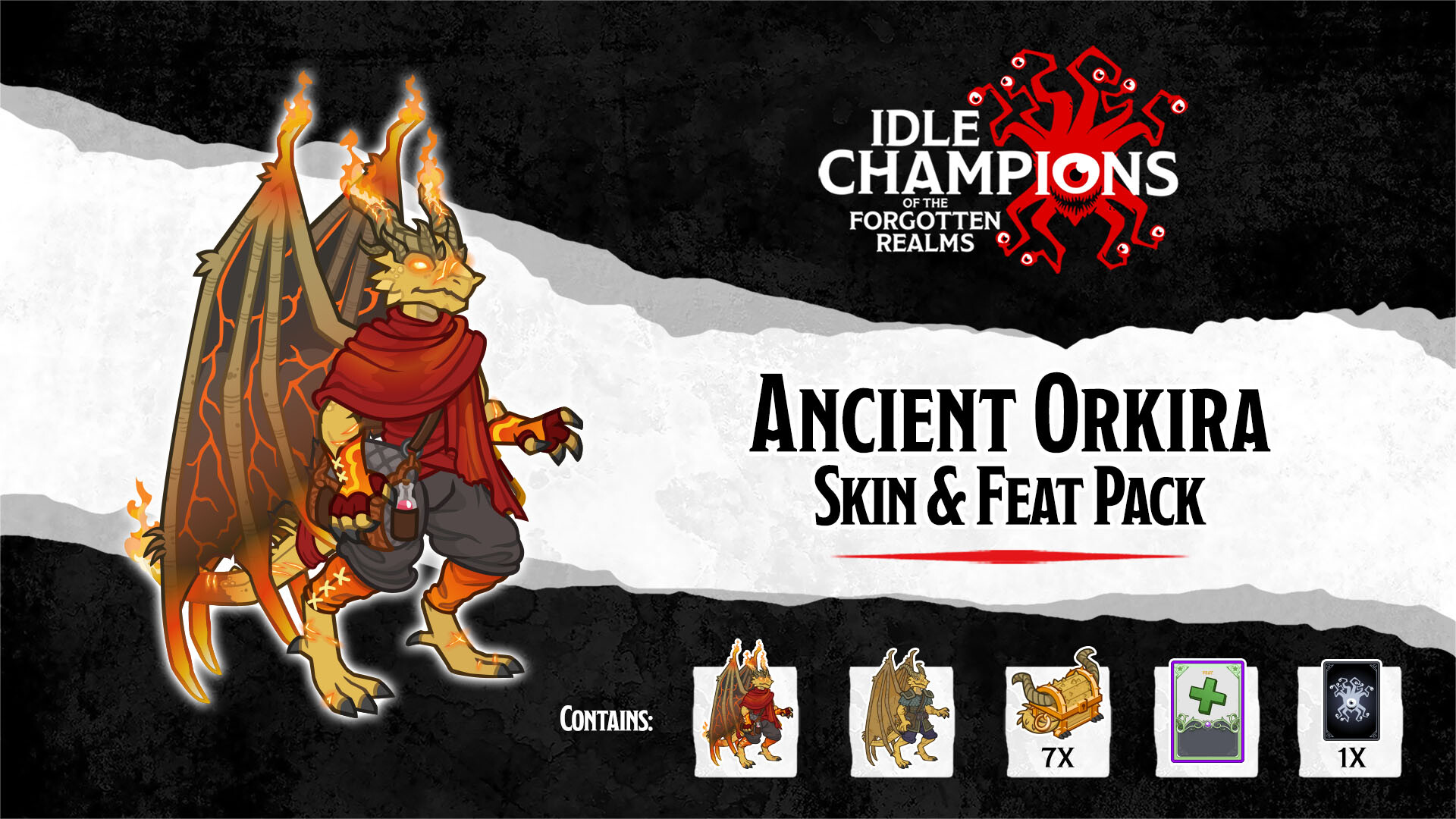  Idle Champions - Ancient Orkira Skin & Feat Pack Featured Screenshot #1