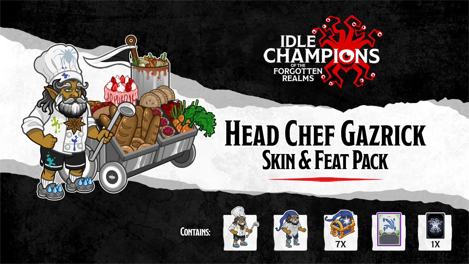 Idle Champions - Head Chef Gazrick Skin & Feat Pack Featured Screenshot #1