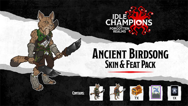 Idle Champions - Ancient Birdsong Skin & Feat Pack for steam Idle Champions - Ancient Birdsong Skin & Feat Pack for steam