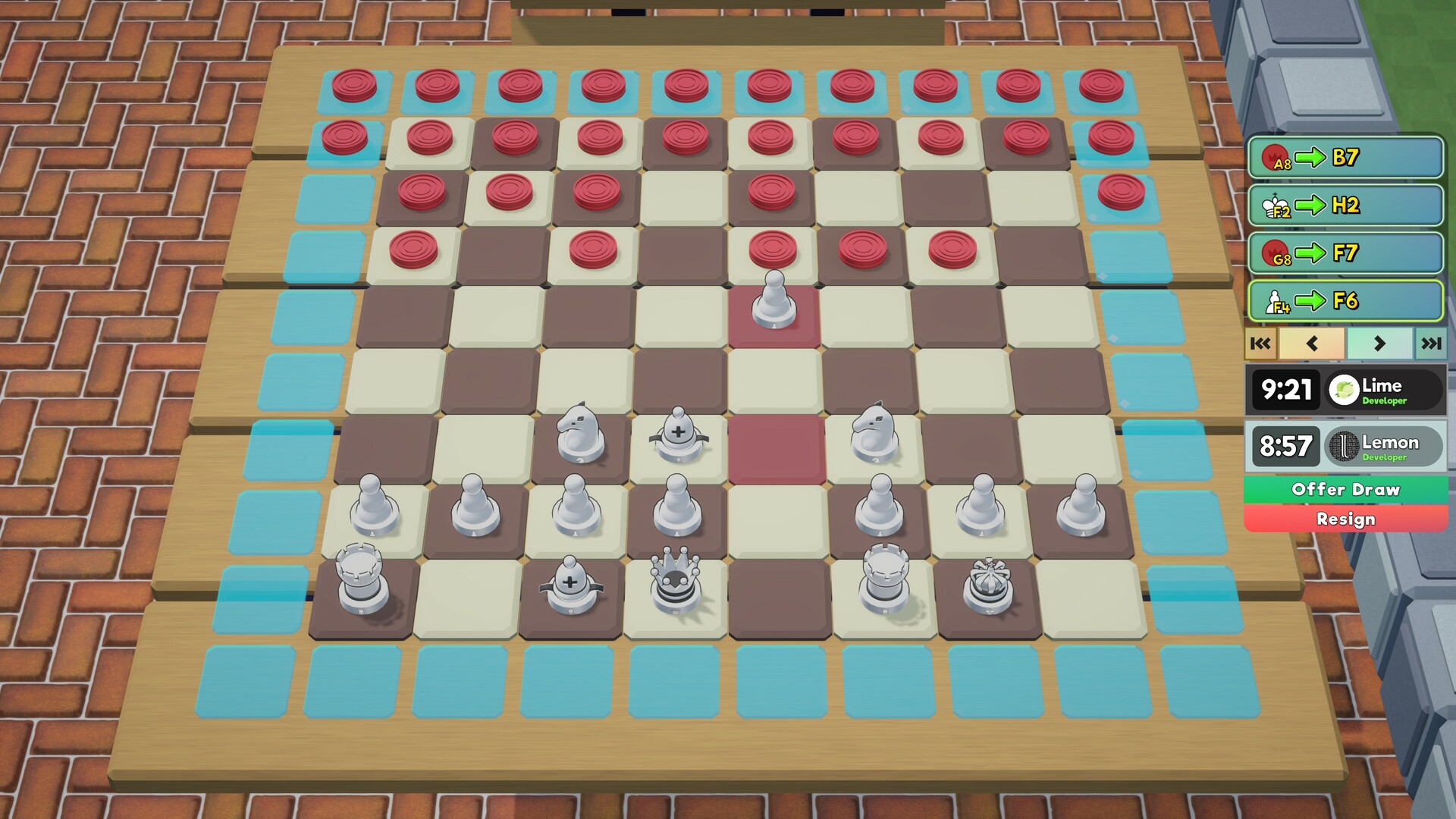 Play Glinski Chess online 3D or 2D