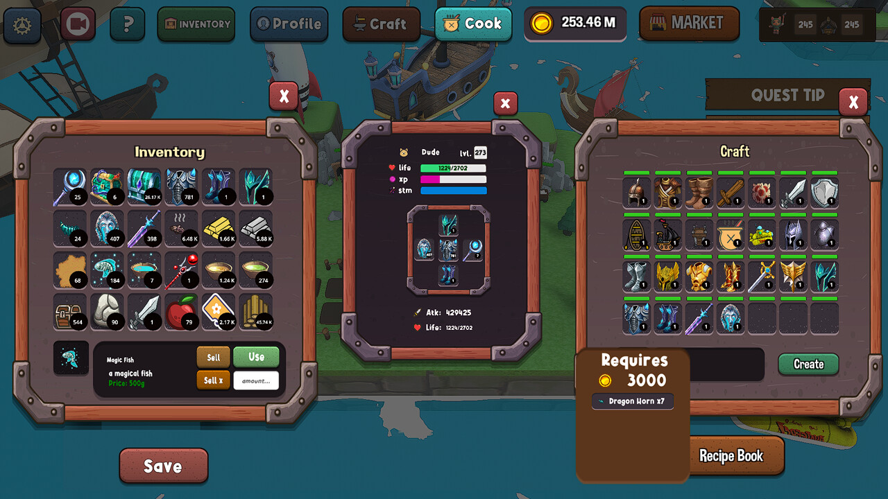 Island Idle RPG Demo #3