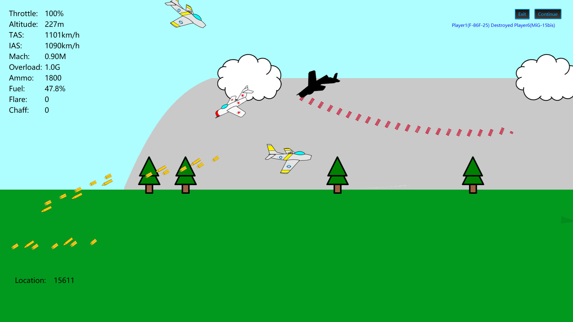 2D Dogfight screenshot 1