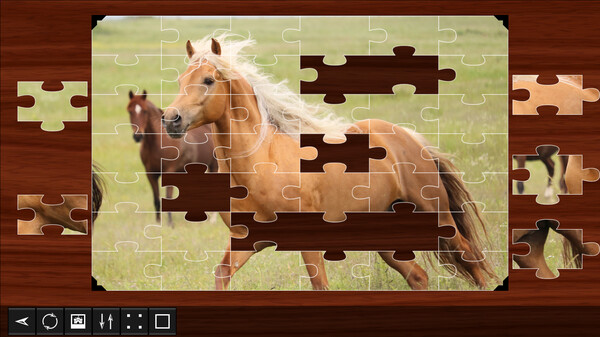 Jigsaw Puzzle World - Horses for steam