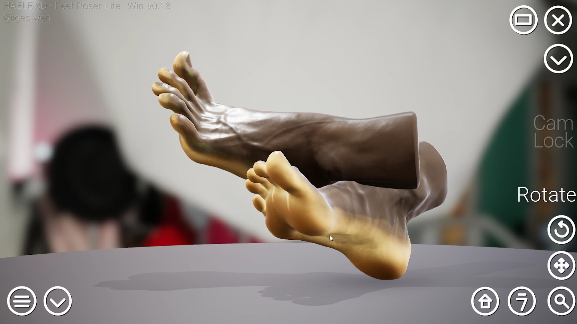 HAELE 3D - Feet Poser Lite screenshot screenshot 4