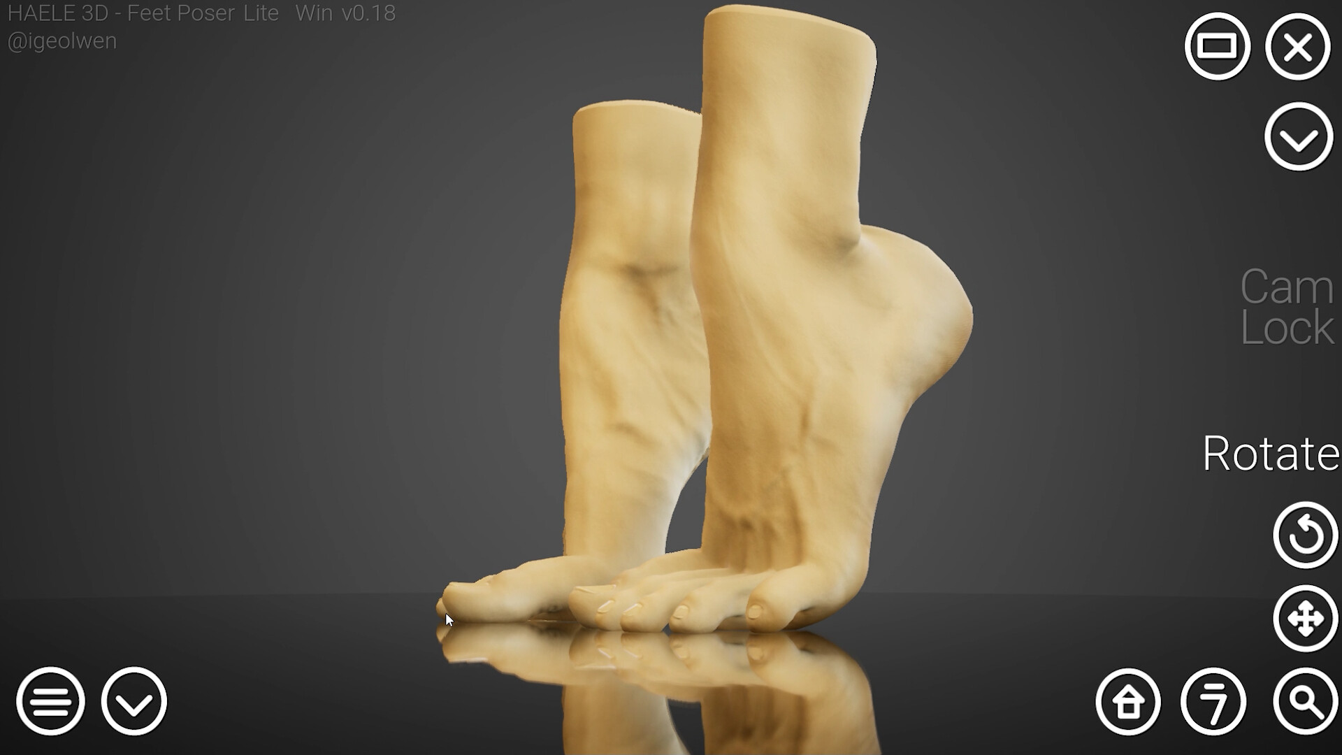 HAELE 3D - Feet Poser Lite screenshot 1