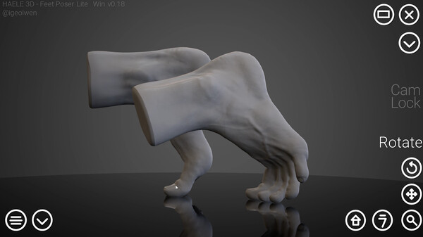 HAELE 3D - Feet Poser Litefor windows and Linux 1
