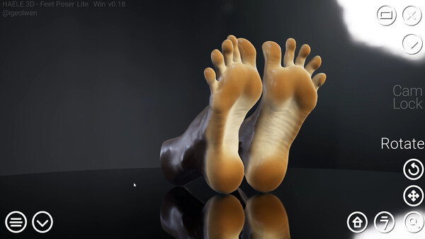 HAELE 3D - Feet Poser Lite game for Linux 1