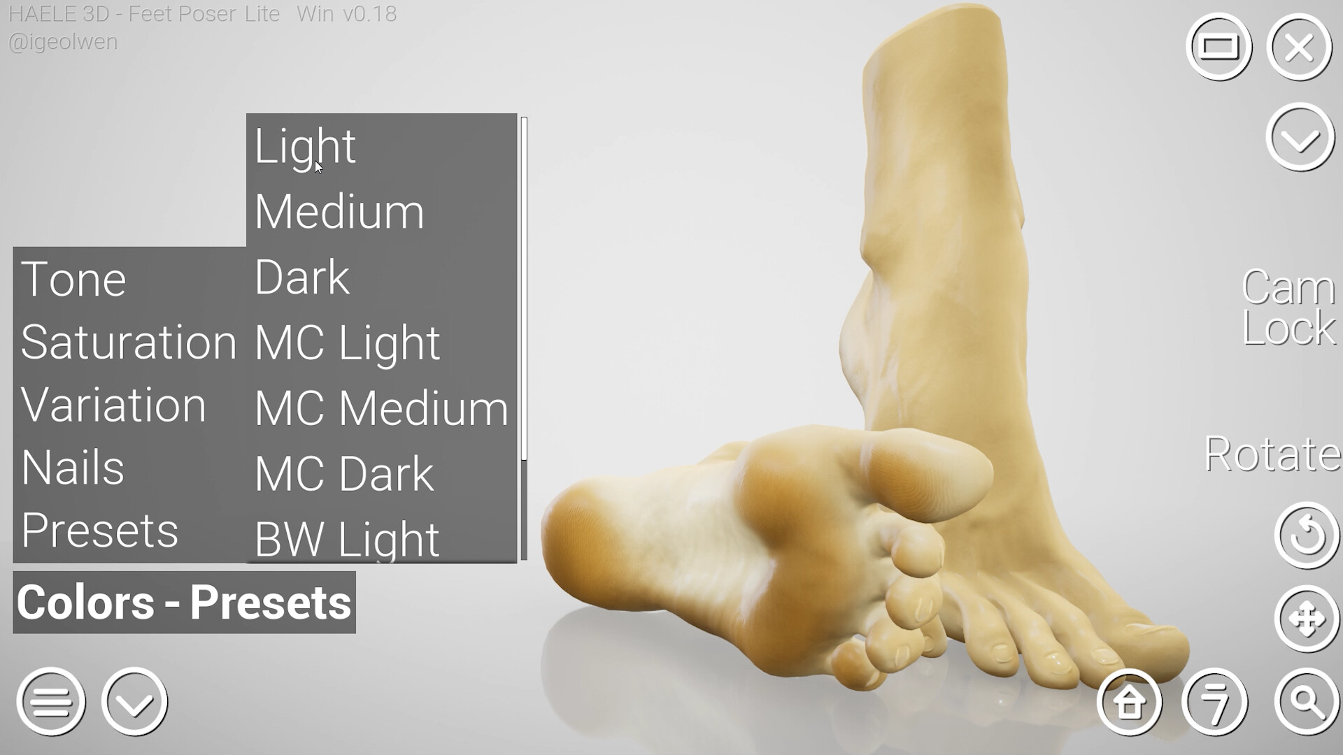 HAELE 3D - Feet Poser Lite screenshot screenshot 11