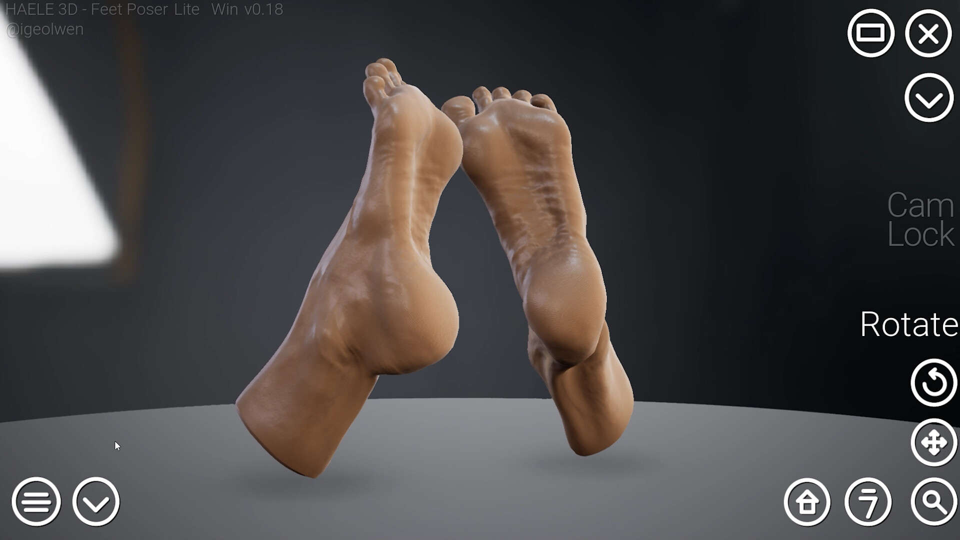 HAELE 3D - Feet Poser Lite screenshot screenshot 2