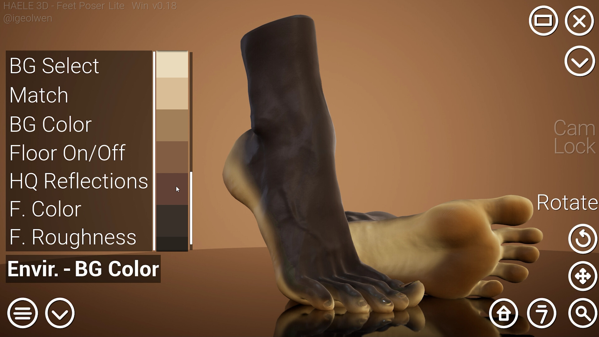 HAELE 3D - Feet Poser Lite screenshot screenshot 7