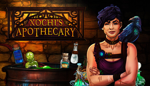 Capsule image of "Xochi's Apothecary" which used RoboStreamer for Steam Broadcasting