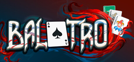 Steam header art for Balatro