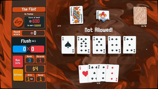 Screenshot of Balatro