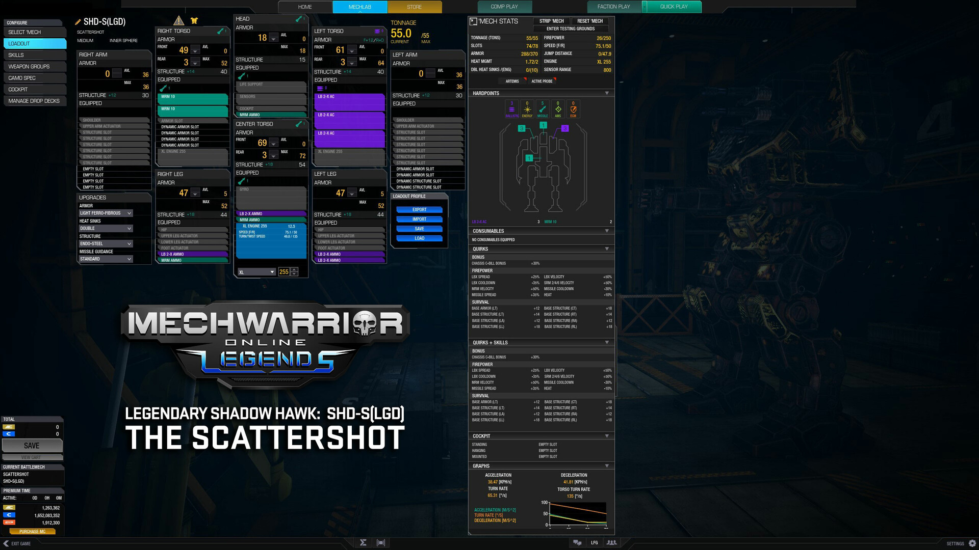 MechWarrior Online™ - Scattershot Legendary Mech Pack #2