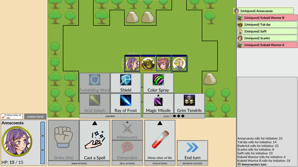 Screenshot of Quest for the Golden Candelabra