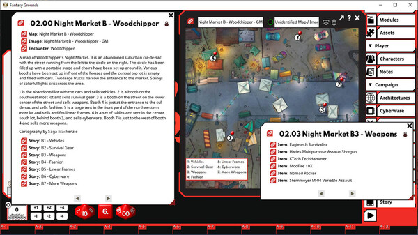 Fantasy Grounds - Cyberpunk Red Black Chrome for steam Fantasy Grounds - Cyberpunk Red Black Chrome for steam