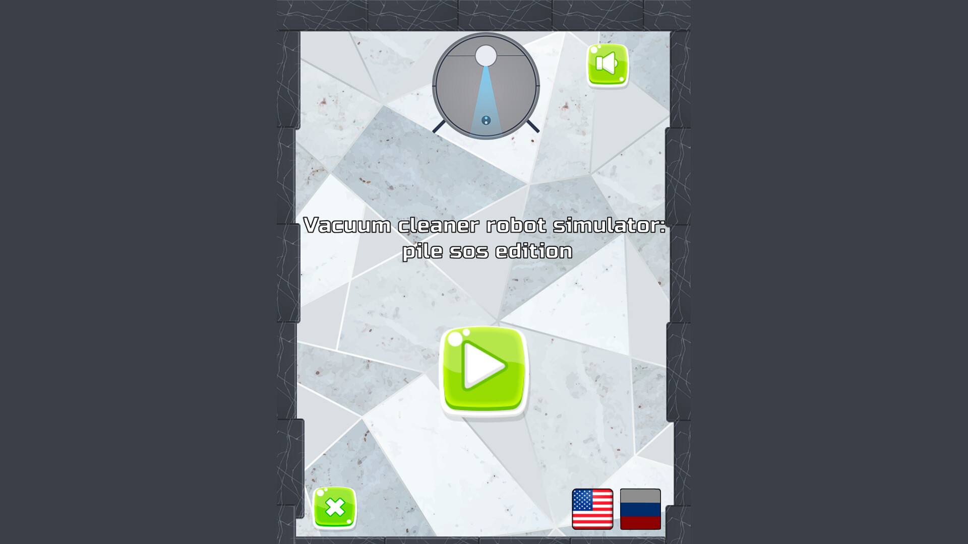 Vacuum cleaner robot simulator: pile sos edition #4