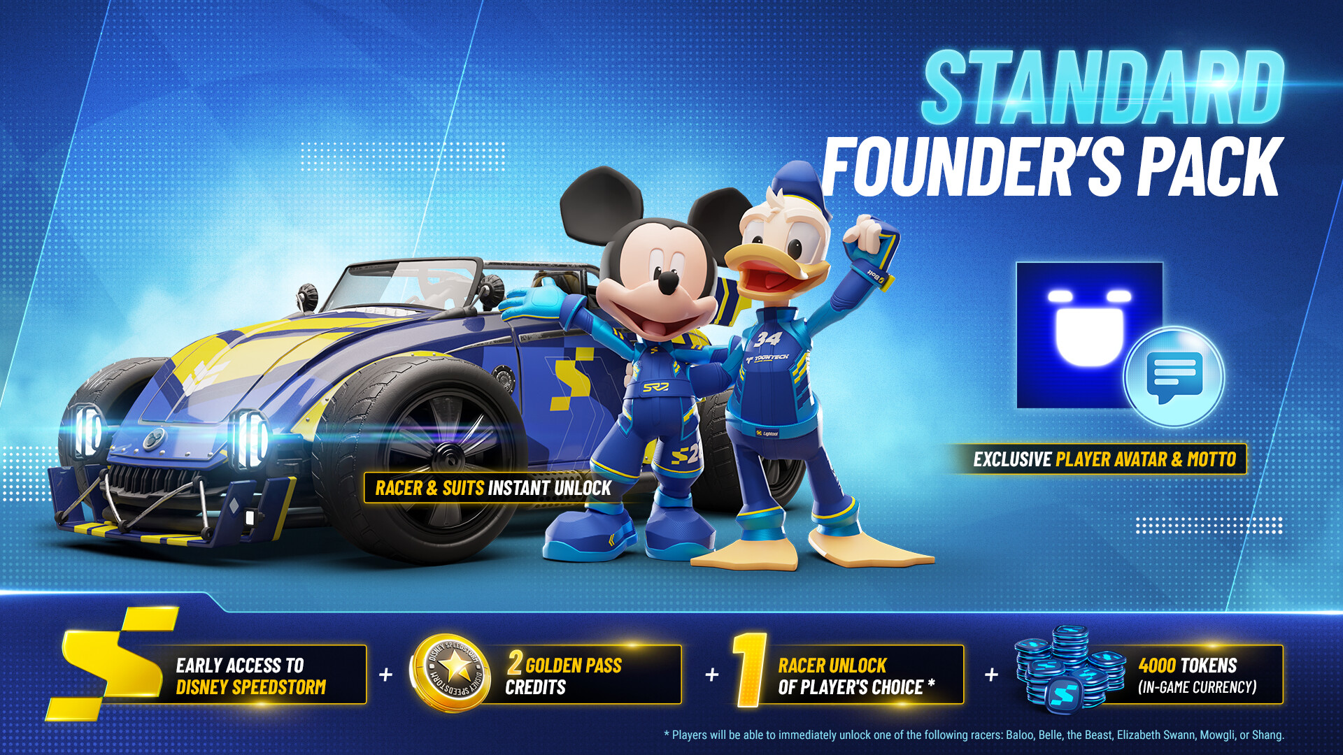 Disney Speedstorm - Standard Founder’s Pack Featured Screenshot #1